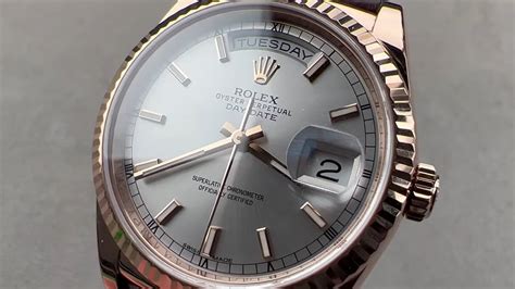 rolex day date leather strap|rolex day date 36mm.